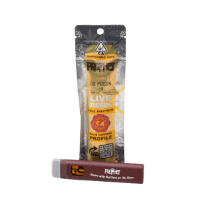 Prophet Porter pre-roll package in gold and black