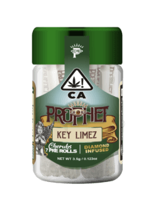 Prophet Key Lime pre-roll jar in green